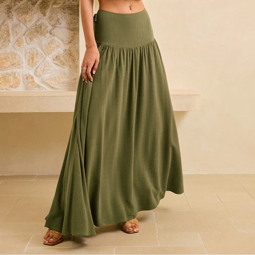 Commense Maxi Ruffled Skirt - Picture 3 of 6